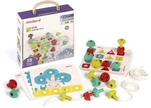 ΣΕΤ ΔΡΑΣΤΗΡΙΟΤΗΤΩΝ MINILAND ECO ACTIVITY PINS ΣΕΤ ΔΡΑΣΤΗΡΙΟΤΗΤΩΝ MINILAND ECO ACTIVITY PINS