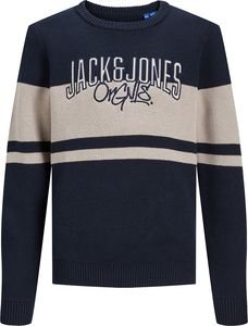 JACK - JONES ΜΠΛΟΥΖΑ ΜΑΚΡΥΜΑΝΙΚΗ JACK - JONES 12243468 JORTRIBECA ΣΚΟΥΡΟ ΜΠΛΕ/ΛΕΥΚΟ(128 CM)(8 ΕΤΩΝ)