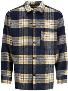 JACK - JONES ΠΟΥΚΑΜΙΣΟ JACK - JONES 12242081 JORZAC ΚΑΡΟ ΜΑΥΡΟ/ΛΕΥΚΟ (164 CM)(14 ΕΤΩΝ)