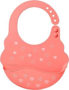 BABYONO ΣΑΛΙΑΡΑ ΣΙΛΙΚΟΝΗΣ 6M+ ΚΑΡΔΙΕΣ BABYONO ΣΑΛΙΑΡΑ ΣΙΛΙΚΟΝΗΣ 6M+ ΚΑΡΔΙΕΣ