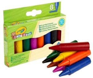 CRAYOLA CRAYOLA MΙNI KIDS ΟΙ ΠΡΩΤΕΣ ΜΟΥ ΚΗΡΟΜΠΟΓΙΕΣ JUMBO 8 ΤΜΧ