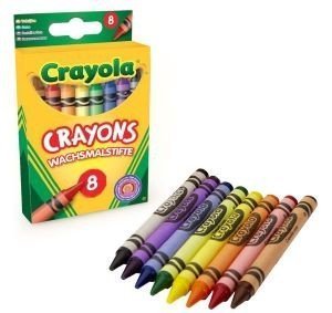 CRAYOLA CRAYOLA 8 ΠΟΛΥΧΡΩΜΕΣ ΚΗΡΟΜΠΟΓΙΕΣ