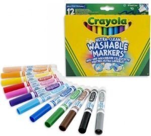 CRAYOLA CRAYOLA 12 ΧΟΝΤΡΟΙ ΜΑΡΚΑΔΟΡΟΙ ΠΛΕΝΟΜΕΝΟΙ