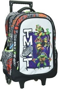 ΤΣΑΝΤΑ TROLLEY ΔΗΜΟΤΙΚΟΥ GIM NINJA TURTLES ΤΣΑΝΤΑ TROLLEY ΔΗΜΟΤΙΚΟΥ GIM NINJA TURTLES