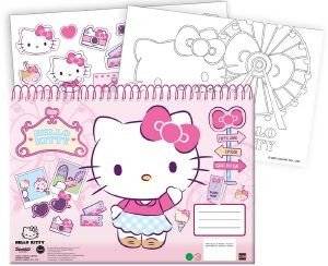ΜΠΛΟΚ ΖΩΓΡΑΦΙΚΗΣ 23X33 ΜΕ STICKER HELLO KITTY 2023 ΜΠΛΟΚ ΖΩΓΡΑΦΙΚΗΣ 23X33 ΜΕ STICKER HELLO KITTY 2023