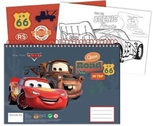 GIM ΜΠΛΟΚ ΖΩΓΡΑΦΙΚΗΣ GIM 23X33 ΜΕ STICKERS CARS 2023