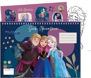 GIM ΜΠΛΟΚ ΖΩΓΡΑΦΙΚΗΣ GIM 23X33 ΜΕ STICKERS FROZEN