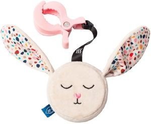 X-TREME BABY WHISBEAR HUMMING BUNNY CREAM ΜΕ ΡΟΖ ΗΧΟΥΣ ΚΑΙ ΚΛΙΠΣ