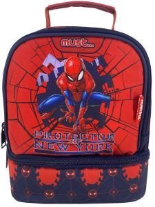 ΤΣΑΝΤΑΚΙ ΦΑΓΗΤΟΥ ΙΣΟΘΕΡΜΙΚΟ SPIDERMAN PROTECTOR OF NEW YORK MUST 2 ΘΗΚΕΣ