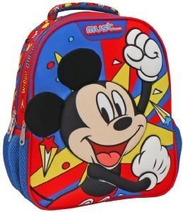 ΣΧΟΛΙΚΗ ΤΣΑΝΤΑ ΠΛΑΤΗΣ ΝΗΠΙΟΥ DISNEY MICKEY MOUSE WIGGLE GIGGLE MUST 2 ΘΗΚΕΣ ΣΧΟΛΙΚΗ ΤΣΑΝΤΑ ΠΛΑΤΗΣ ΝΗΠΙΟΥ DISNEY MICKEY MOUSE WIGGLE GIGGLE MUST 2 ΘΗΚΕΣ