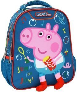 ΣΧΟΛΙΚΗ ΤΣΑΝΤΑ ΠΛΑΤΗΣ ΝΗΠΙΟΥ GEORGE PIG JUMP FOR JOY MUST 2 ΘΗΚΕΣ ΣΧΟΛΙΚΗ ΤΣΑΝΤΑ ΠΛΑΤΗΣ ΝΗΠΙΟΥ GEORGE PIG JUMP FOR JOY MUST 2 ΘΗΚΕΣ
