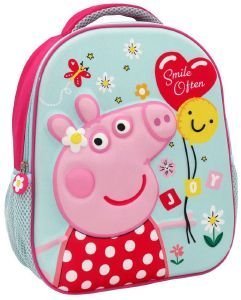 ΣΧΟΛΙΚΗ ΤΣΑΝΤΑ ΠΛΑΤΗΣ ΝΗΠΙΟΥ PEPPA PIG SMILE OFTEN 1 ΘΗΚΗ ΣΧΟΛΙΚΗ ΤΣΑΝΤΑ ΠΛΑΤΗΣ ΝΗΠΙΟΥ PEPPA PIG SMILE OFTEN 1 ΘΗΚΗ