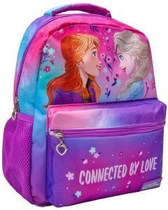 ΣΧΟΛΙΚΗ ΤΣΑΝΤΑ ΠΛΑΤΗΣ ΝΗΠΙΟΥ DISNEY FROZEN 2 CONNECTED BY LOVE MUST 2 ΘΗΚΕΣ