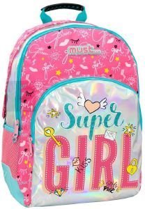 ΣΧΟΛΙΚΗ ΤΣΑΝΤΑ ΠΛΑΤΗΣ ΔΗΜΟΤΙΚΟΥ MUST SUPER GIRL 3 ΘΗΚΕΣ ΣΧΟΛΙΚΗ ΤΣΑΝΤΑ ΠΛΑΤΗΣ ΔΗΜΟΤΙΚΟΥ MUST SUPER GIRL 3 ΘΗΚΕΣ