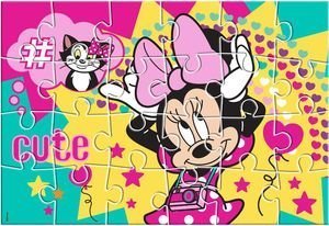 PUZZLE LUNA ΧΡΩΜΑΤΙΣΜΟΥ DISNEY MINNIE MOUSE 2 ΟΨΕΩΝ PUZZLE LUNA ΧΡΩΜΑΤΙΣΜΟΥ DISNEY MINNIE MOUSE 2 ΟΨΕΩΝ