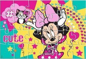 LUNA PUZZLE LUNA ΧΡΩΜΑΤΙΣΜΟΥ DISNEY MINNIE MOUSE 2 ΟΨΕΩΝ