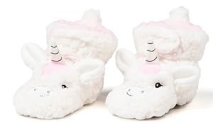 COZY SOLE ΒΡΕΦΙΚΕΣ ΠΑΙΔΙΚΕΣ ΠΑΝΤΟΦΛΕΣ COZY SOLE ΖΩΑΚΙΑ-UNICORN ΑΣΠΡΟ (EU:21-22)