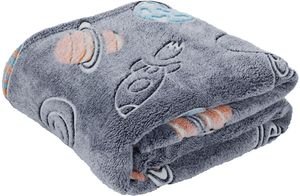 DAS HOME ΚΟΥΒΕΡΤΑ FLEECE DAS HOME RELAX 4834 ΓΚΡΙ 160Χ220CM