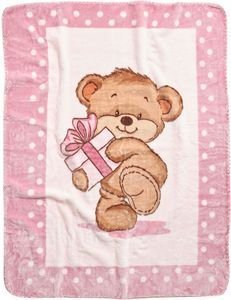ΚΟΥΒΕΡΤΑ VELOUR DAS BABY RELAX 4871 ΡΟΖ 110X140CM ΚΟΥΒΕΡΤΑ VELOUR DAS BABY RELAX 4871 ΡΟΖ 110X140CM