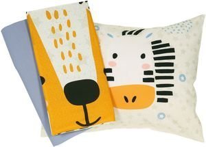 DAS HOME ΣΕΤ ΣΕΝΤΟΝΙΑ BABY DAS 4850 SMILE DIGITAL ΜΠΕΖ/ΜΠΛΕ/ΠΟΛΥΧΡΩΜΟ 125X170CM 3ΤΜΧ
