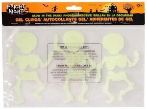 FUN WORLD ΑΥΤΟΚΟΛΛΗΤΑ HALLOWEEN GLOW IN DARK FUN WORLD ΣΚΕΛΕΤΟΙ 29Χ17CM 3ΤΜΧ (7004)