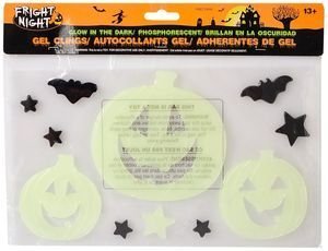 FUN WORLD ΑΥΤΟΚΟΛΛΗΤΑ HALLOWEEN GLOW IN DARK FUN WORLD ΚΟΛΟΚΥΘΕΣ 29Χ17CM 3ΤΜΧ (7004)