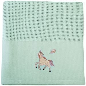ΚΟΥΒΕΡΤΑ ΠΛΕΚΤΗ ΒΑΒΥ GREENWICH POLO CLUB 8815 ΜΕΝΤΑ 80X110CM ΚΟΥΒΕΡΤΑ ΠΛΕΚΤΗ ΒΑΒΥ GREENWICH POLO CLUB 8815 ΜΕΝΤΑ 80X110CM