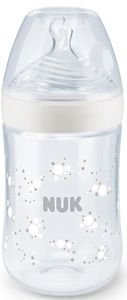 ΜΠΙΜΠΕΡΟ ΜΕ ΘΗΛΗ ΣΙΛΙΚΟΝΗ NUK NATURE SENSE ΛΕΥΚΟ ΜΕΓΕΘΟΣ M, 6-18M, 240ML ΜΠΙΜΠΕΡΟ ΜΕ ΘΗΛΗ ΣΙΛΙΚΟΝΗ NUK NATURE SENSE ΛΕΥΚΟ ΜΕΓΕΘΟΣ M, 6-18M, 240ML