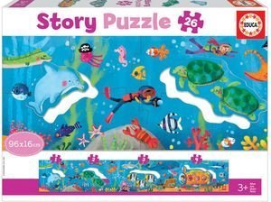 ΠΑΖΛ EDUCA STORY UNDERWATER WORLD 26TMX (18902)