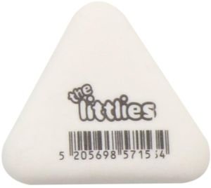 ΓΟΜΑ ΤΡΙΓΩΝΙΚΗ THE LITTLIES ΛΕΥΚΟ ΓΟΜΑ ΤΡΙΓΩΝΙΚΗ THE LITTLIES ΛΕΥΚΟ