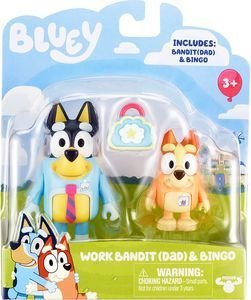 GIOCHI PREZIOSI ΦΙΓΟΥΡΑ BLUEY 2 PACK W6 WORK BANDIT (DAD) BINGO (BLY55000)