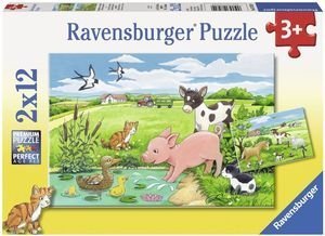 ΖΩΑΚΙΑ ΣΤΟ ΑΓΡΟΚΤΗΜΑ RAVENSBURGER (2Χ12) 24 ΚΟΜΜΑΤΙΑ ΖΩΑΚΙΑ ΣΤΟ ΑΓΡΟΚΤΗΜΑ RAVENSBURGER (2Χ12) 24 ΚΟΜΜΑΤΙΑ