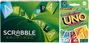 ΣΕΤ ΕΠΙΤΡΑΠΕΖΙΑ SUSTAINABLE UNO & SCRABBLE ORIGINAL ΣΕΤ ΕΠΙΤΡΑΠΕΖΙΑ SUSTAINABLE UNO & SCRABBLE ORIGINAL