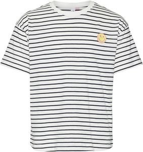 T-SHIRT VERO MODA 10306151 VMLEILA ΛΕΥΚΟ/ΣΚΟΥΡΟ ΜΠΛΕ (122-128 CM)-(7-8 ΕΤΩΝ)