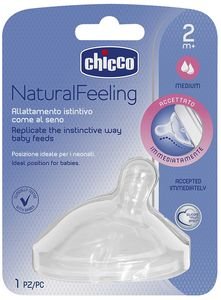 ΘΗΛΗ ΣΙΛΙΚΟΝΗΣ CHICCO NATURAL FEELING 2Μ+ ΜΕΤΡΙΑ ΡΟΗ