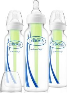 DR BROWNS ΜΠΙΜΠΕΡΌ ΠΛΑΣΤΙΚΌ DR.BROWN&#039;S OPTIONS+ ΜΕ ΘΗΛΗ ΣΙΛΙΚΟΝΗΣ 250 ML (3 ΤΜΧ)