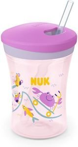 ΠΟΤΗΡΙ NUK ACTION CUP ΜΩΒ 230ML ΓΙΑ 12M+ ΠΟΤΗΡΙ NUK ACTION CUP ΜΩΒ 230ML ΓΙΑ 12M+