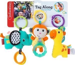 ΚΡΕΜΑΣΤΟ ΠΑΙΧΝΙΔΙ INFANTINO ΤΑG ALONG TRAVEL PALS ΚΡΕΜΑΣΤΟ ΠΑΙΧΝΙΔΙ INFANTINO ΤΑG ALONG TRAVEL PALS