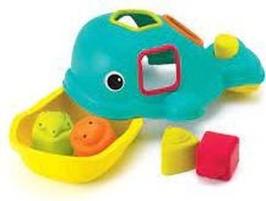 ΠΑΙΧΝΙΔΙ ΜΠΑΝΙΟΥ INFANTINO WHALE BATH TOY ΠΑΙΧΝΙΔΙ ΜΠΑΝΙΟΥ INFANTINO WHALE BATH TOY