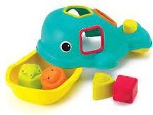 INFANTINO ΠΑΙΧΝΙΔΙ ΜΠΑΝΙΟΥ INFANTINO WHALE BATH TOY