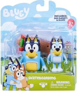 BLUEY S2 MINI ΦΙΓΟΥΡΑ 2 PACK SKATEBOARDING-DAD & BLUEY BLUEY S2 MINI ΦΙΓΟΥΡΑ 2 PACK SKATEBOARDING-DAD & BLUEY