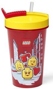 ΠΟΤΗΡΙ ΜΕ ΚΑΛΑΜΑΚΙ LEGO ICONIC GIRL 0.5L (40441725)