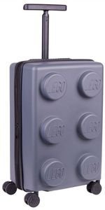 ΠΑΙΔΙΚΗ ΒΑΛΙΤΣΑ ΚΑΜΠΙΝΑΣ ΤΡΟΛΕΙ S LEGO BRICK 2X3 ΓΚΡΙ 35 L (20290-0199)