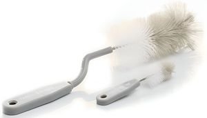 THERMOBABY ΣΕΤ ΒΟΥΡΤΣΑ ΚΑΘΑΡΙΣΜΟΥ ΜΠΙΜΠΕΡΟ ΚΑΙ ΘΗΛΗΣ THERMOBABY GREY CHARM