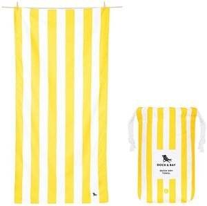   QUICKDRY DOCK & BAY CABANA - BORACAY YELLOW 90X160CM