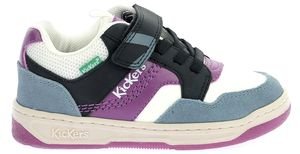 SNEAKERS KICKERS KICKARTING 972760 NOIR VIOLET BLEU (EU:24)