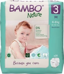ΒΡΕΦΙΚΕΣ ΠΑΝΕΣ BAMBO NATURE ECO-FRIENDLY SIZE 3 (4-8 KG) 28ΤΜΧ ΒΡΕΦΙΚΕΣ ΠΑΝΕΣ BAMBO NATURE ECO-FRIENDLY SIZE 3 (4-8 KG) 28ΤΜΧ