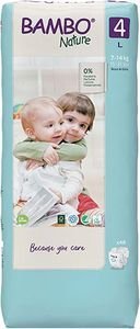 ΒΡΕΦΙΚΕΣ ΠΑΝΕΣ BAMBO NATURE ECO-FRIENDLY SIZE 4 TALL (7-14 KG) 48ΤΜΧ