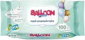 OPEN CARE ΜΩΡΟΜΑΝΤΗΛΑ OPEN CARE BALLOON ΜΕ ΚΑΠΑΚΙ 100 ΤΜΧ