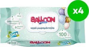 OPEN CARE ΜΩΡΟΜΑΝΤΗΛΑ OPEN CARE BALLOON ΜΕ ΚΑΠΑΚΙ 4Χ100 ΤΜΧ